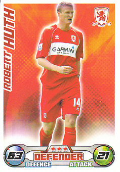 Robert Huth Middlesbrough 2008/09 Topps Match Attax #202
